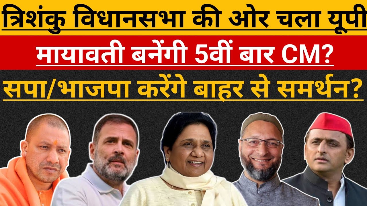 ताजा UP Opinion Poll 2026 | Mayawati की बल्ले-बल्ले बाकी‌ सारे थल्ले -थल्ले ? CM Yogi | Owaisi | सपा