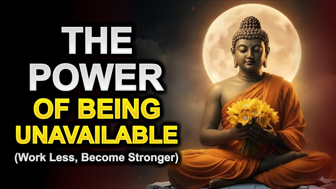 Stop Being So Available — Do Less, Become Powerful | Buddhism