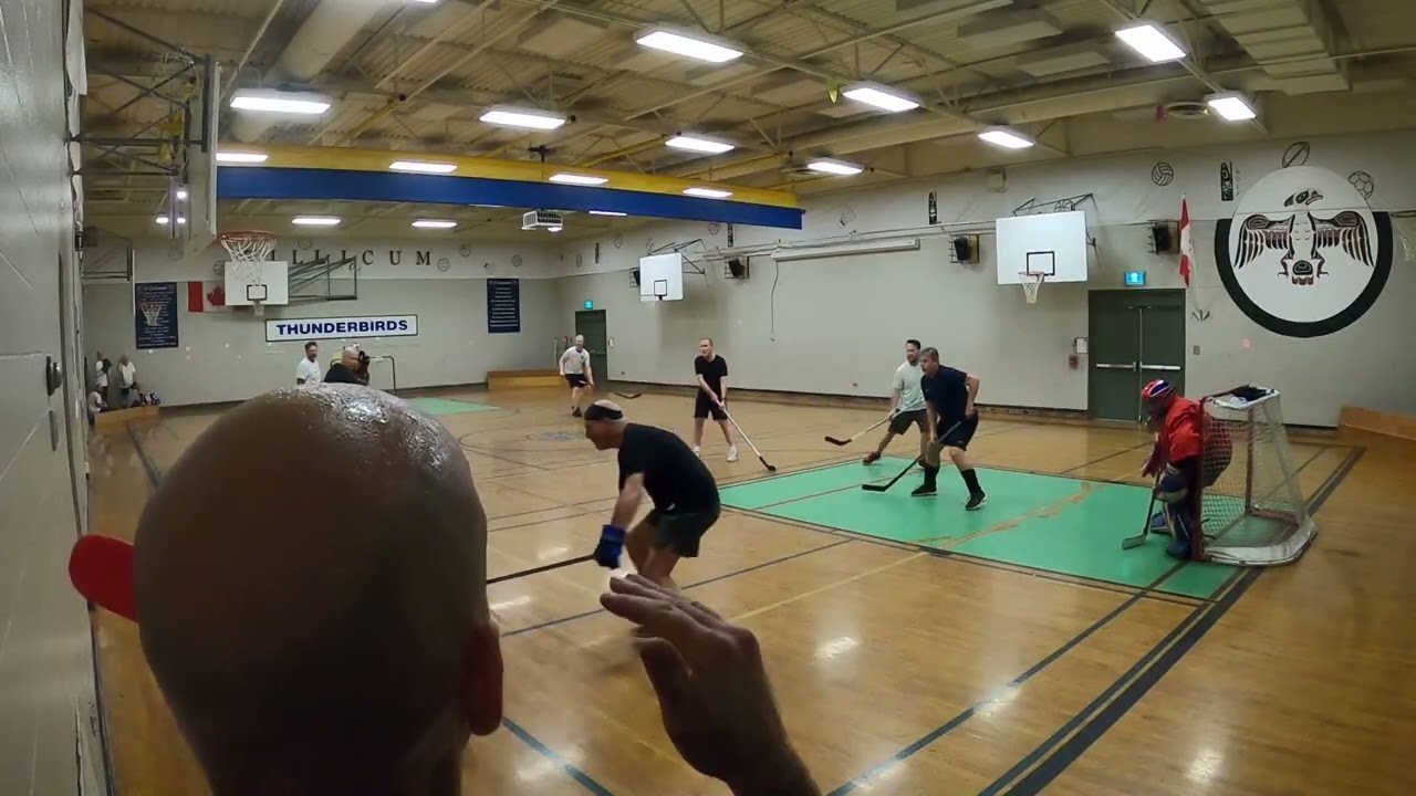 Go Pro - Friday night ball hockey - new venue - 9 January 2025