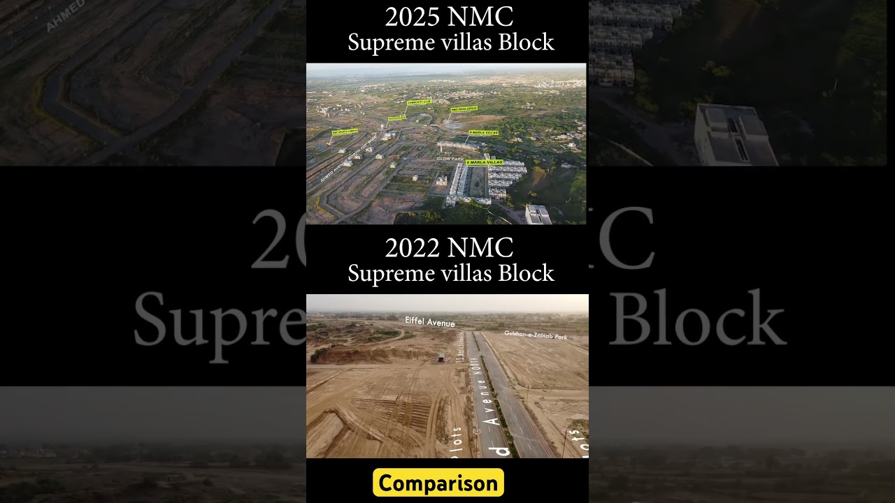 New metro City Supreme villas Block 2022  vs 2025 #newmetrocitykharian #zameenbazar