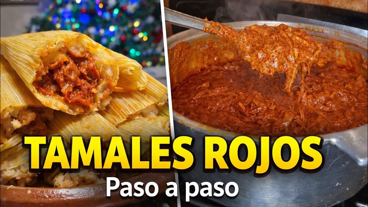 Tamales Rojos Caseros Paso a Paso 🌽 | Continuación del Pipián | Nimsi Lehabim