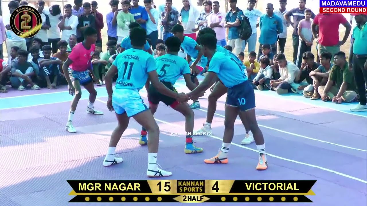 SECOND ROUND -MGR NAGAR VS VICTORIAL @MADAVAMEDU,SHRKAZHI KABADDI MATCH