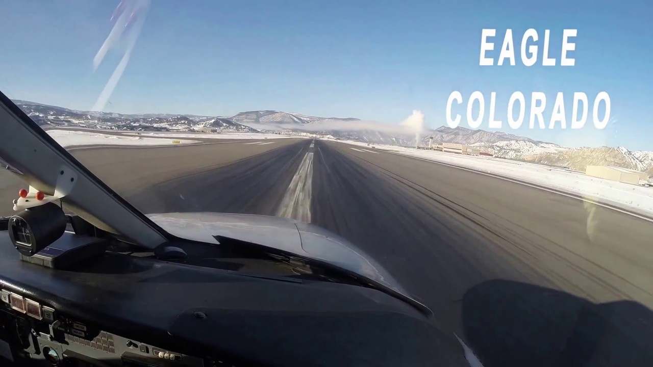 Visual Approach into Eagle Colorado (KEGE)