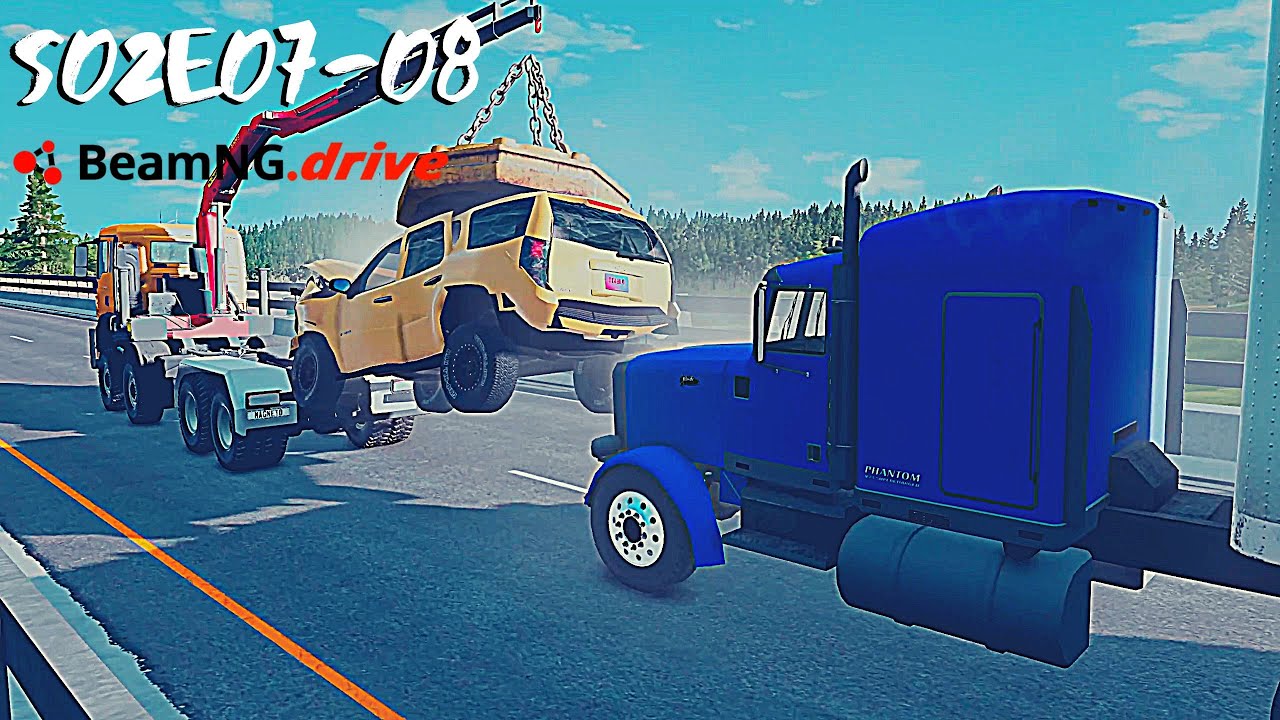 Beamng Drive Movie: Deep Impact (+Sound Effects) |Parts 17-18| - S02E07-08