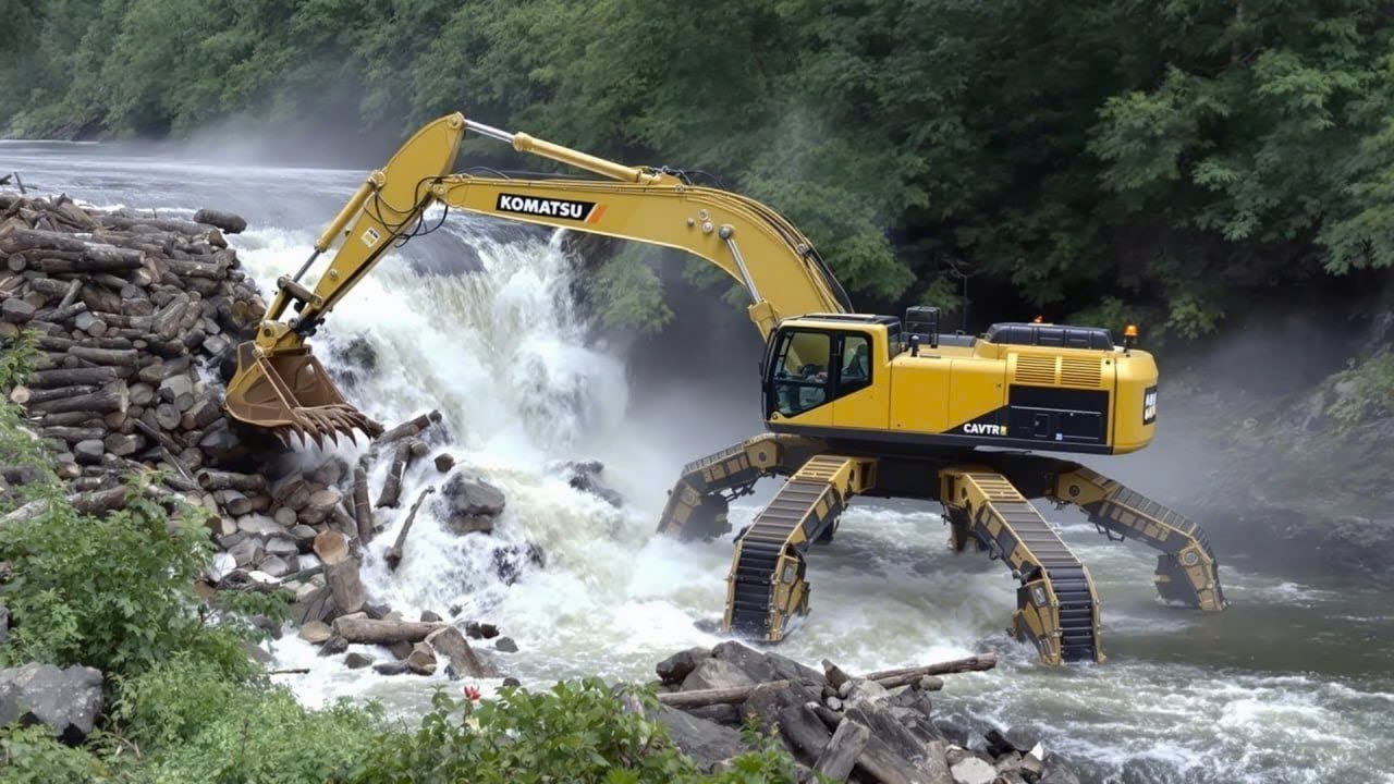 Jaw-Dropping Excavator Operator Skills So Crazy You’d Think They’re Fake! #23