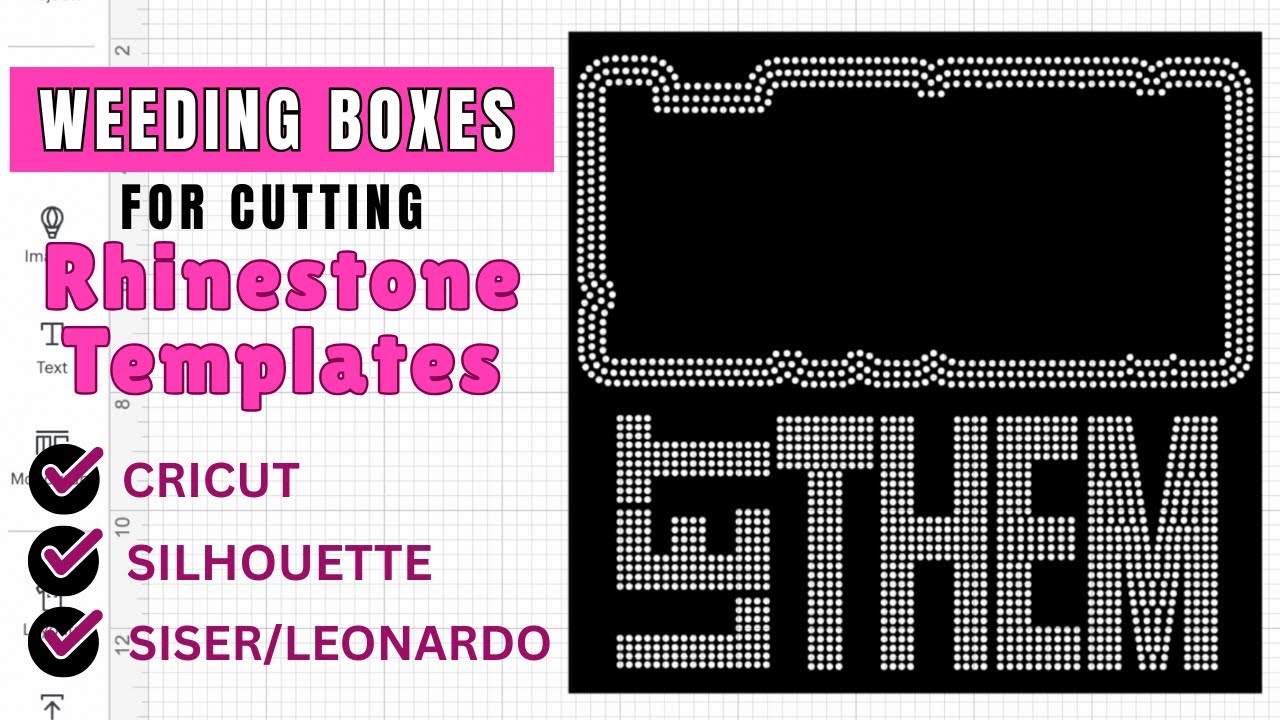 Using Weeding Boxes with Rhinestone Templates