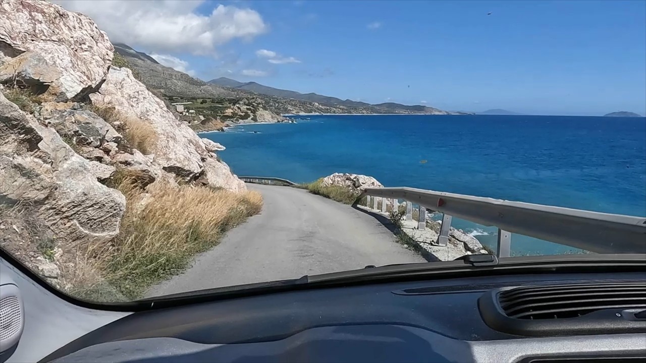 Valma Journeys  | Crete’s Most Beautiful Coastal Road: Agios Vasilios to Agia Galini (4K)