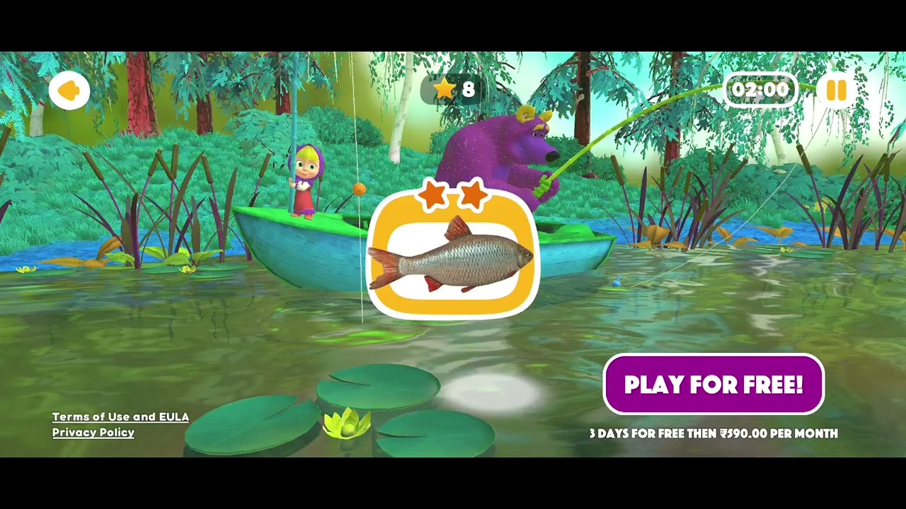 Masha bear fishing episode 7 