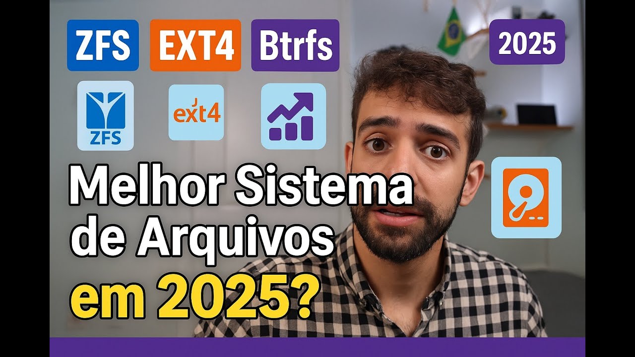 ZFS vs EXT4 vs Btrfs – Qual é o melhor sistema de arquivos em 2025?
