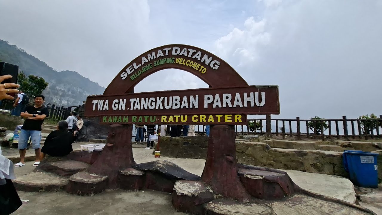 Perjalanan Seru ke Puncak Tangkuban Perahu | Panorama Luar Biasa#eksplorebandung 