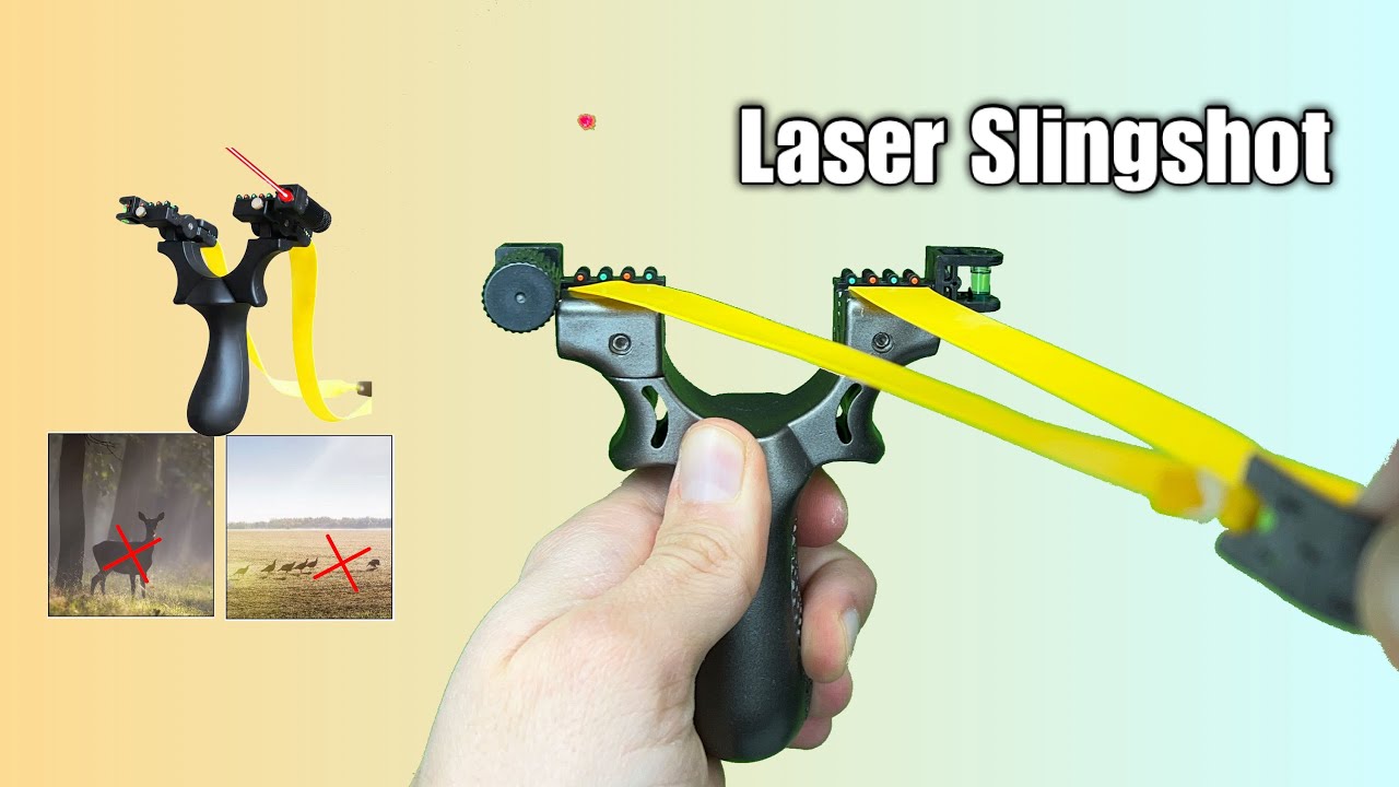 Professional Laser Aiming Slingshot