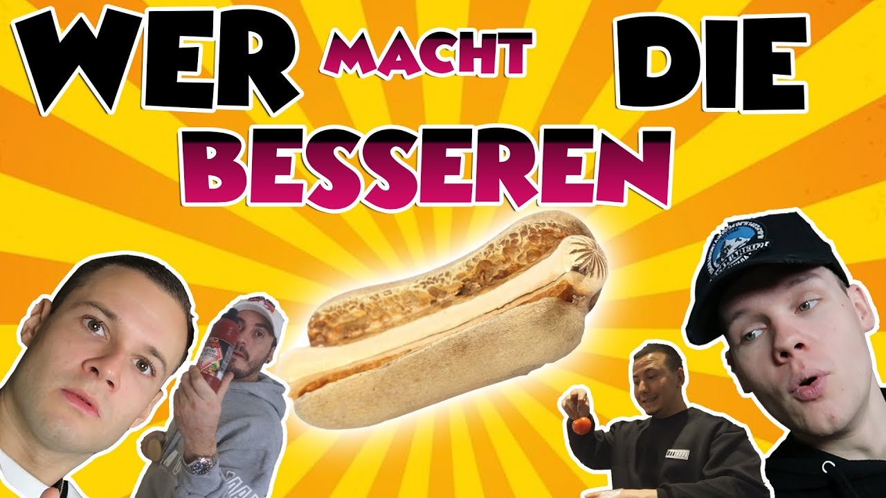 Wer macht die BESSEREN HOTDOGS ?! mit der CREW!