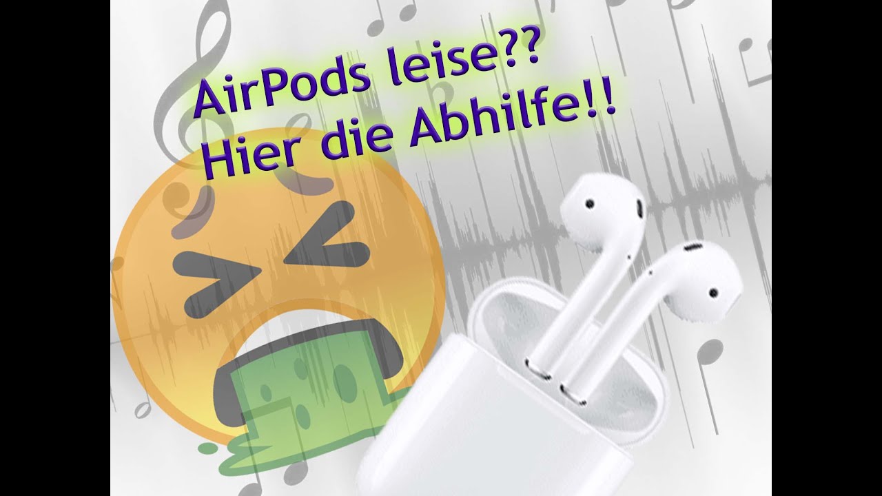 Reinigung der Apple AirPods - Cleaning the Apple AirPods - unterschiedlich laut/leise - They Do It!
