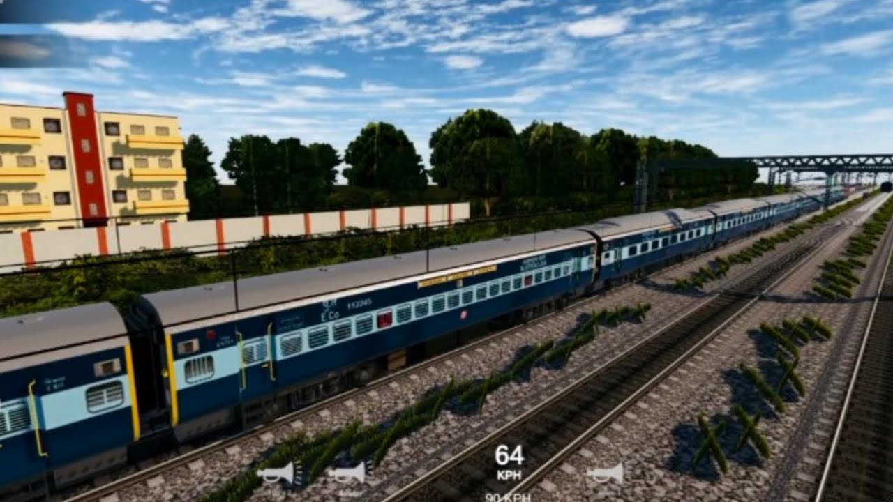 Indian railways driving rajendra nagar to tinsukia junction 