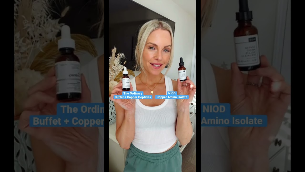 THE ORDINARY BUFFET + COPPER PEPTIDES 1% VS NIOD COPPER AMINO ISOLATE SERUM!
