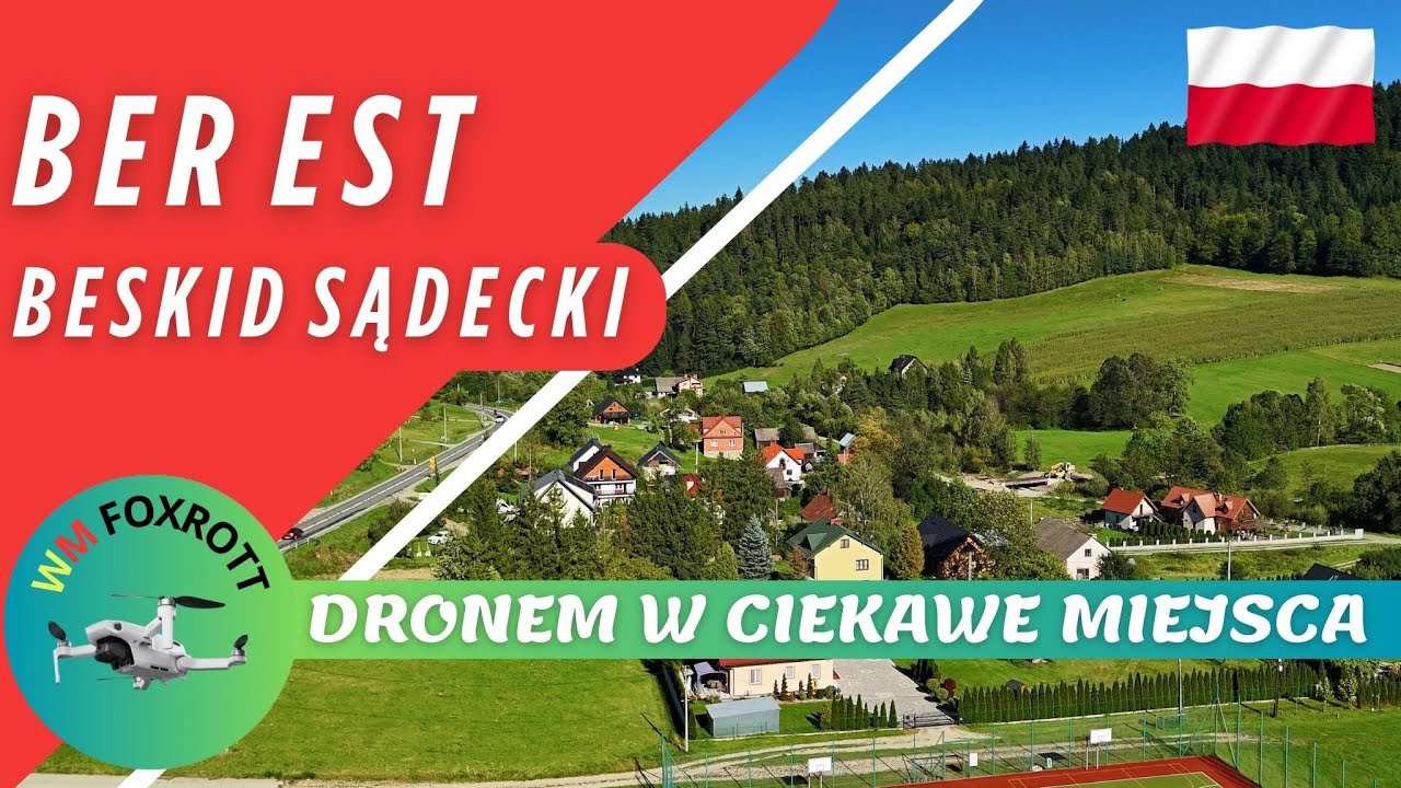 Berest, malownicza wioska w Beskidzie Sądeckim - Dronem w ciekawe miejsca - WM | Foxtrott
