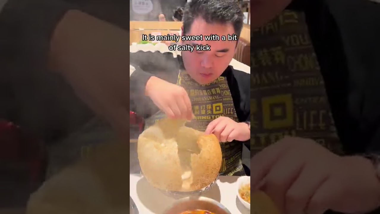 Giant Glutinous Rice Ball! Have you tried this? #shorts