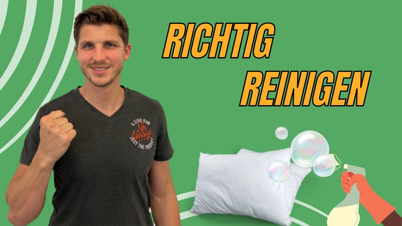 SO reinigst DU dein Kopfkissen RICHTIG! 🤫