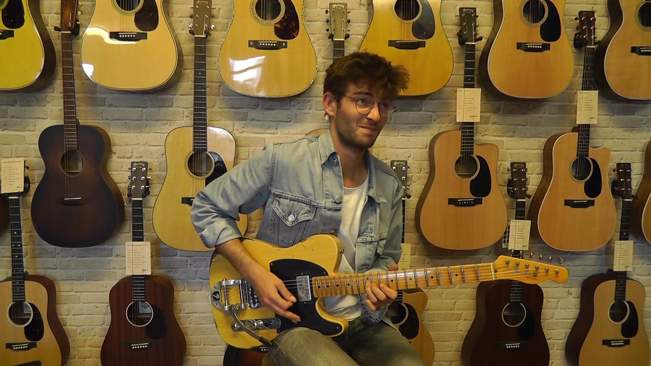 FENDER CUSTOM SHOP TELECASTER VIBRA 2019 LIMITED EDITION BUTTERSCOTCH BLONDE