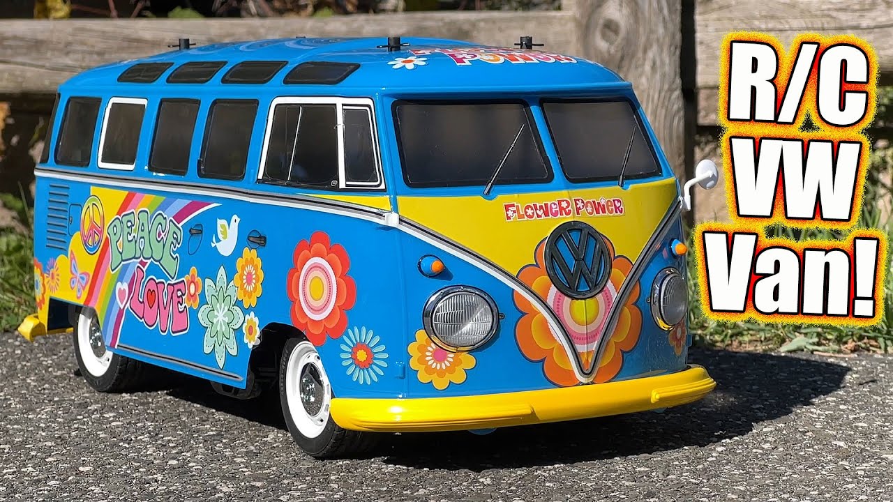Grooviest RC Car Ever! Tamiya VW Volkswagen Van