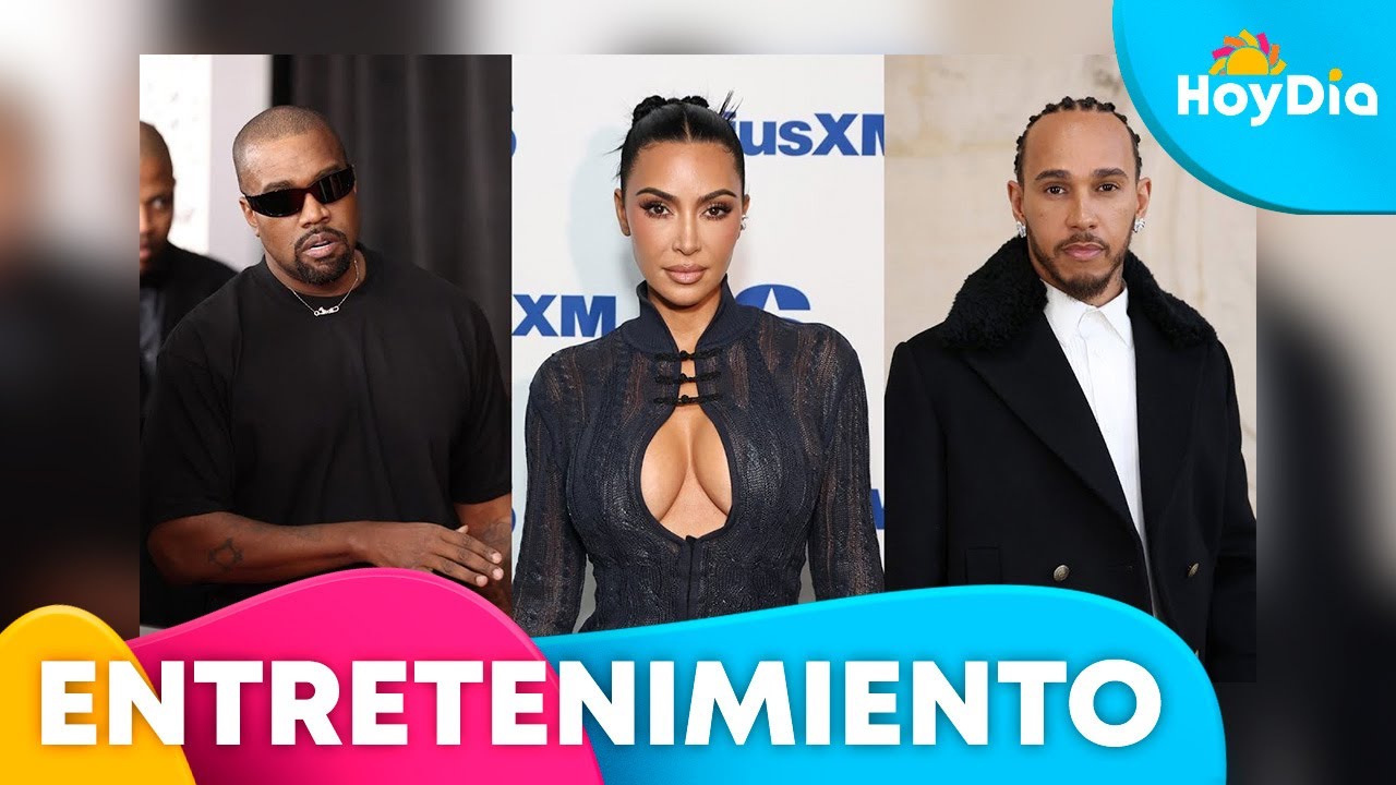 Surgen rumores de celos de Kaye West por supuesto romance de Kim Kardashian y Lewis Hamilton