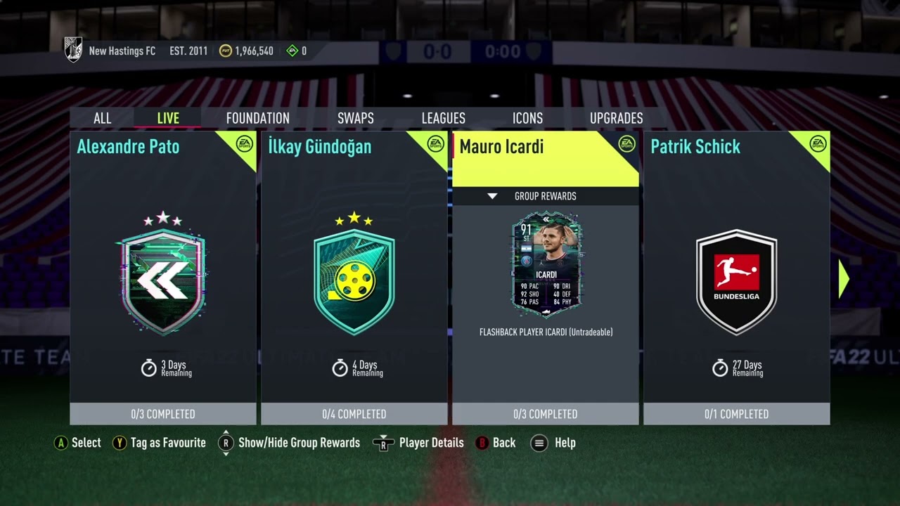 91 Icardi Flashback SBC FIFA 22