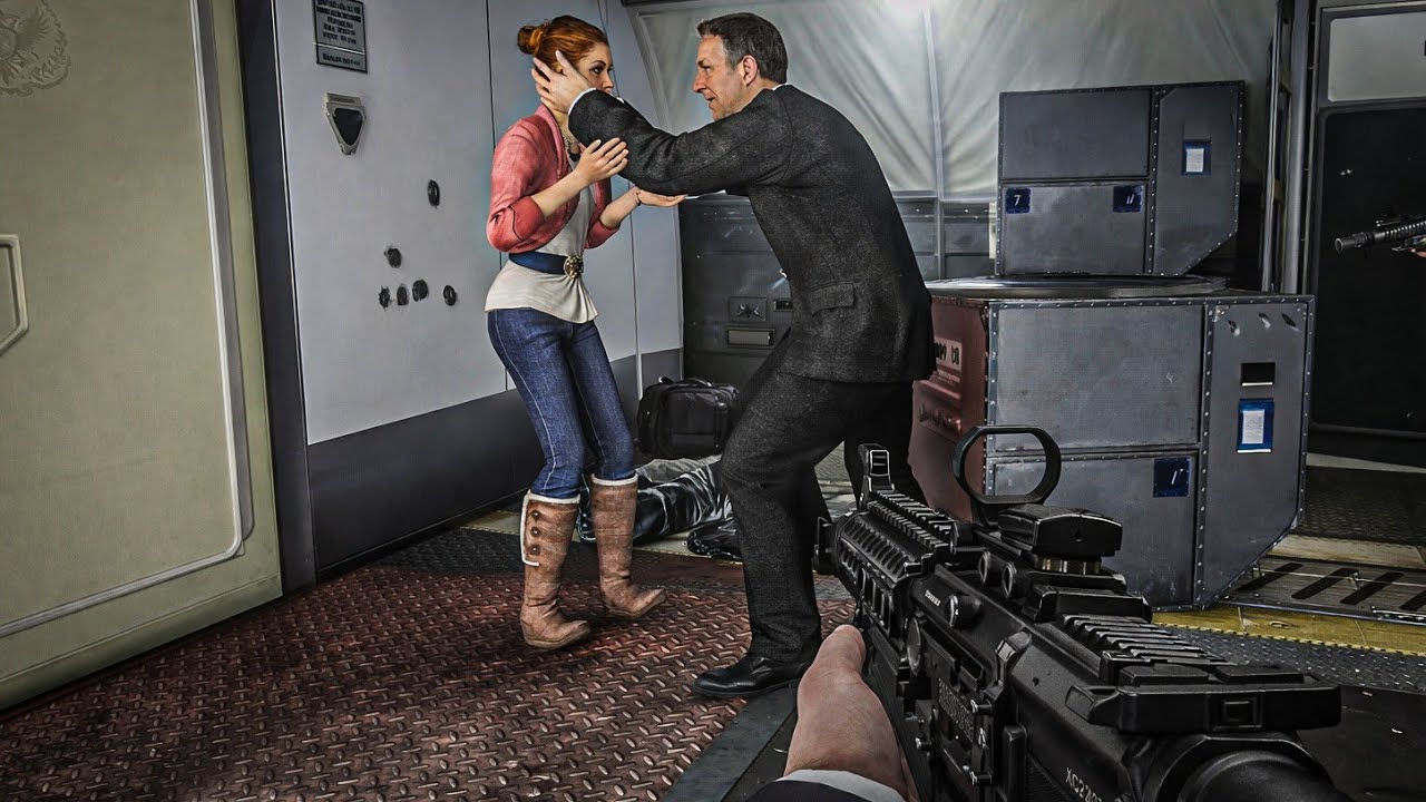 Escorting President and Her Daughter From a Crashing Plane - Turbulence| Modern Warfare 3 