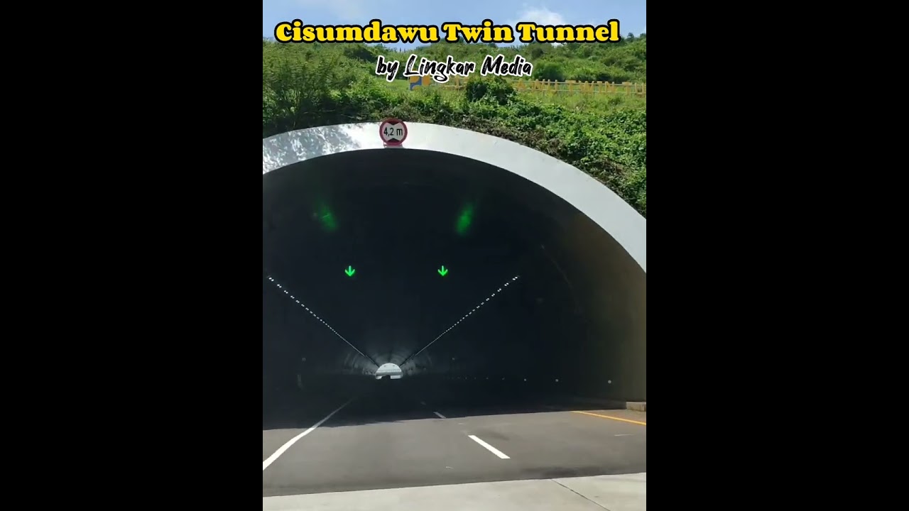 Keindahan Cisumdawu Twin Tunnel (Terowongan Kembar)