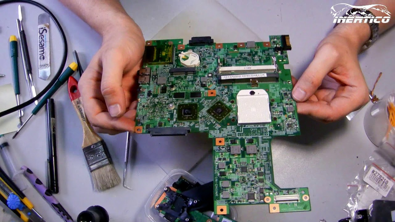 Dell Inspiron 1546 - Разборка. Замена северного моста. Чистка