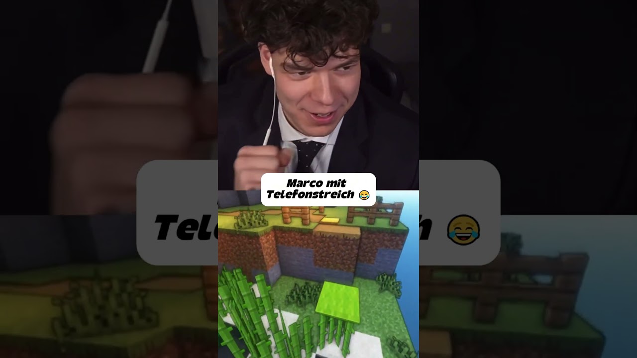 Marco mit Telefonstreich 😂  