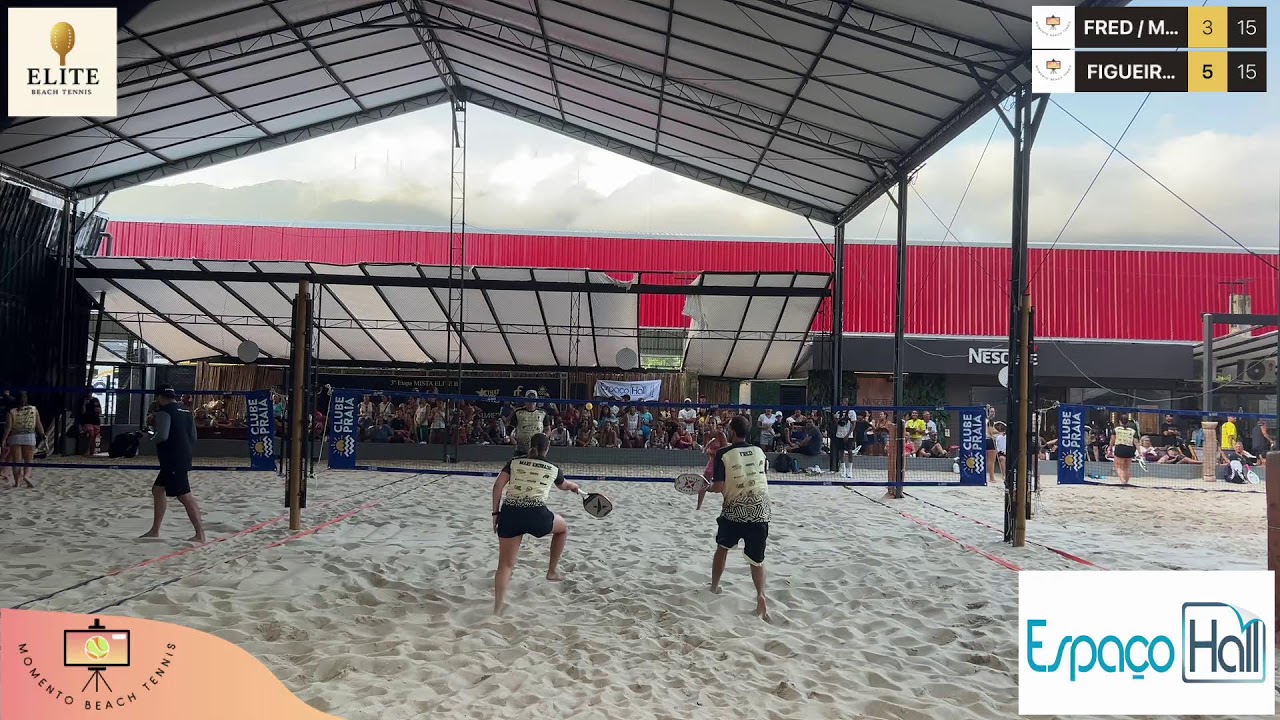 ELITE Beach Tennis RJ / Etapa Mista Quartas de Final
FRED / MARI A VS FIGUEIRA /CIMATTI