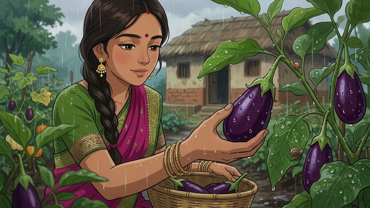 Monsoon Rain Village Life | Baby Fell from Cradle & Coconut Halwa Cooking (ASMR) 🌧👶🍯