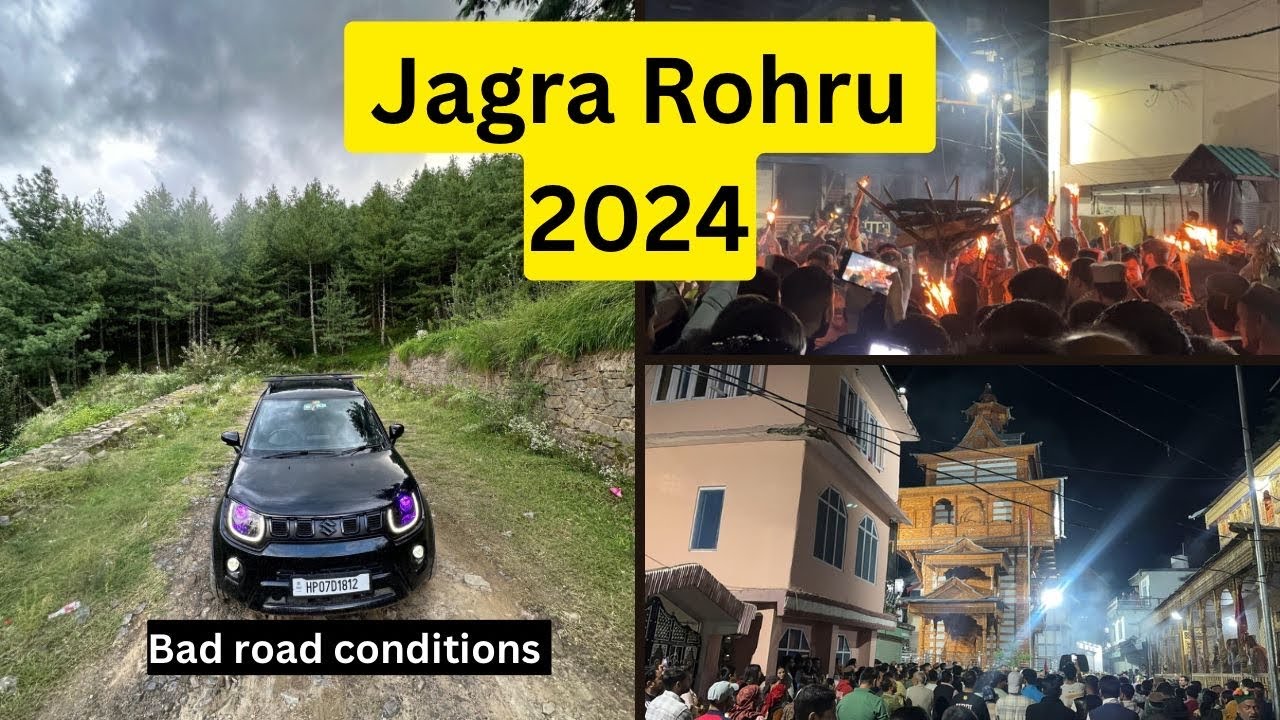 Rohru Jagra 2k24🔥|| Bad Road Conditions 🤢#vlog #devakvlogs #ignis #jagra#viralvideo #trending