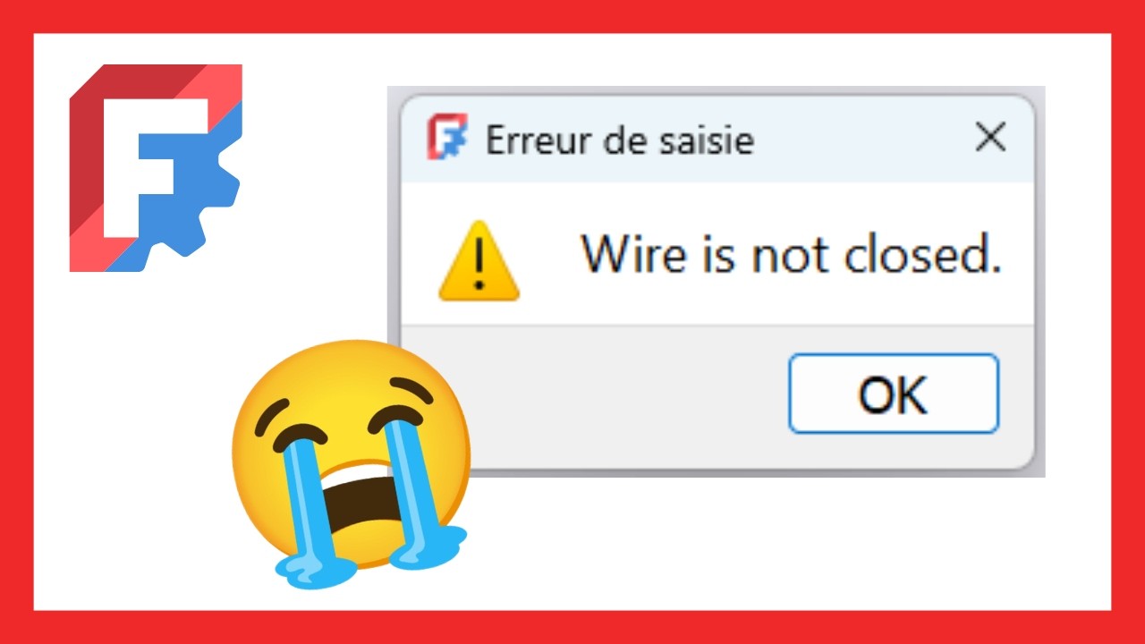 FreeCAD - Comment Régler le Problème Wire Not Closed
