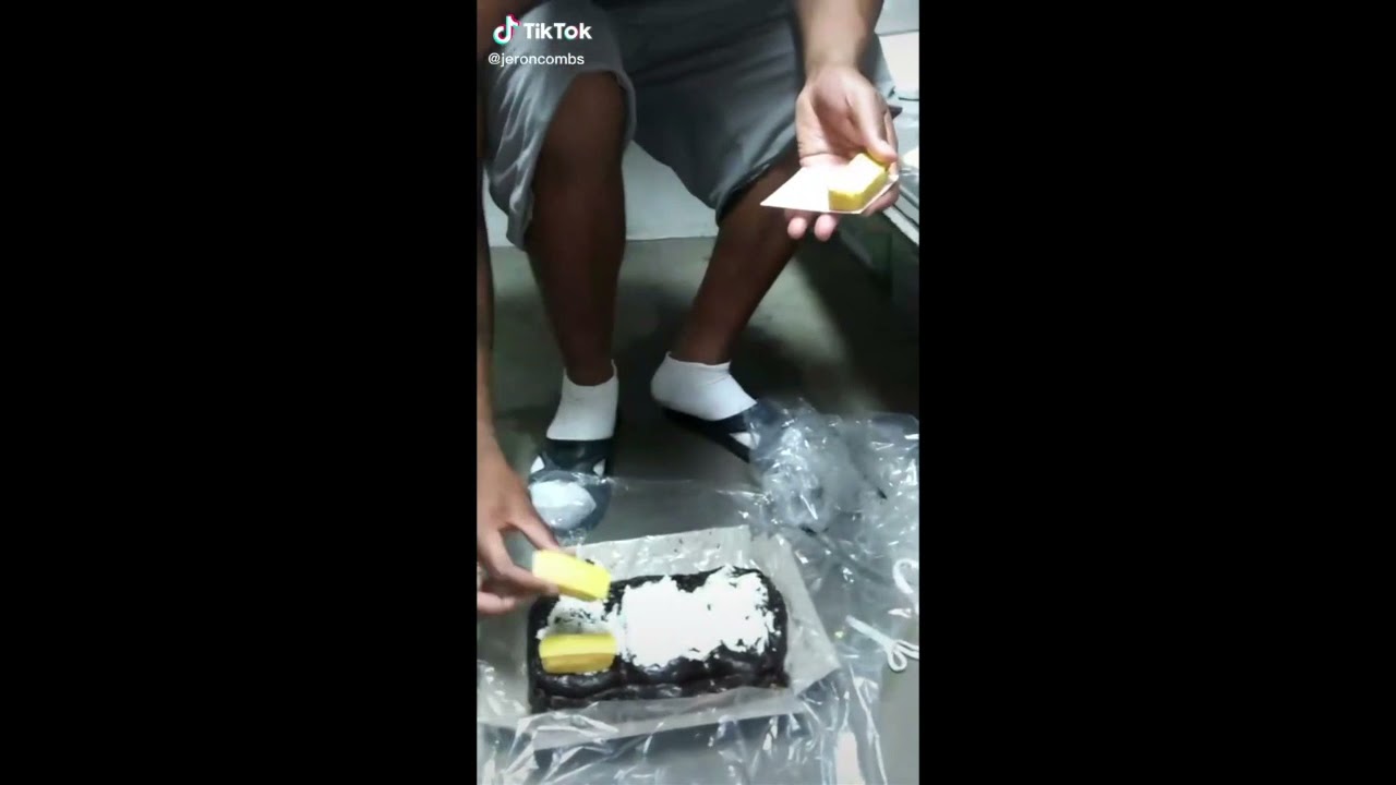 Prisoner starts his own TikTok COOKING show inside JAIL cell!