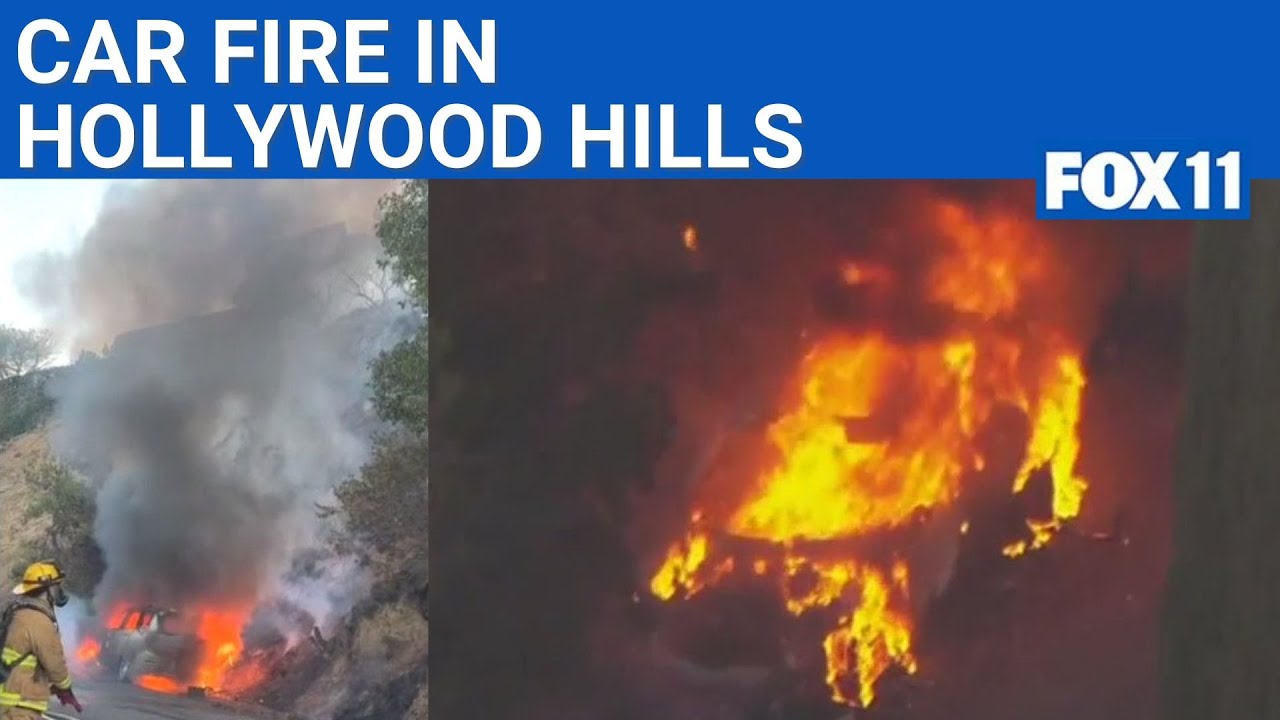 LIVE: Cars, homes burning in Hollywood Hills