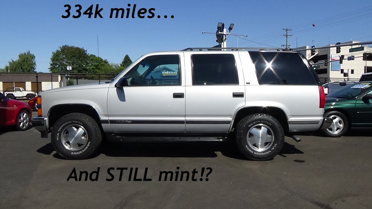 Is this '97 Chevy Tahoe the NICEST 330k-mile vehicle on the planet?!