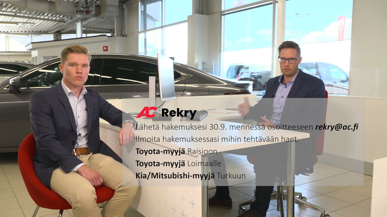 AC | Rekry - Haemme automyyjiä!