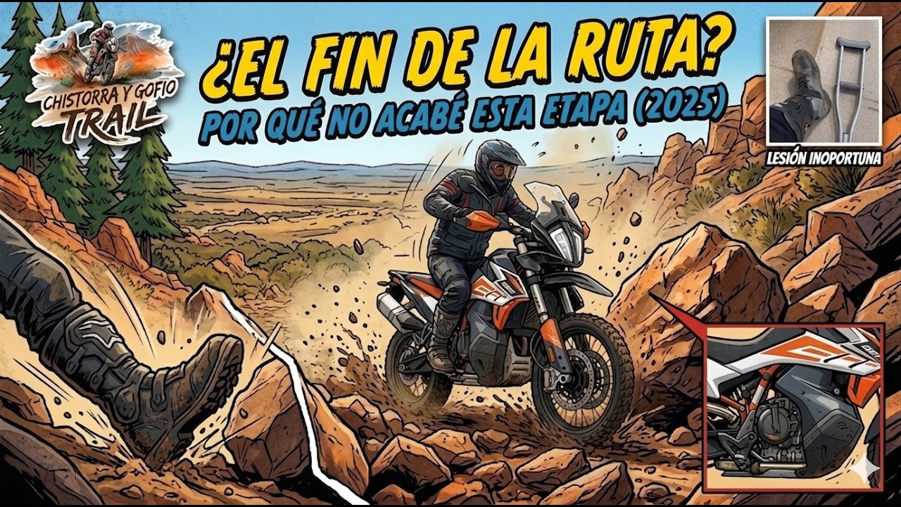 Resumen etapas ruta 47 offroad en moto trail 2025