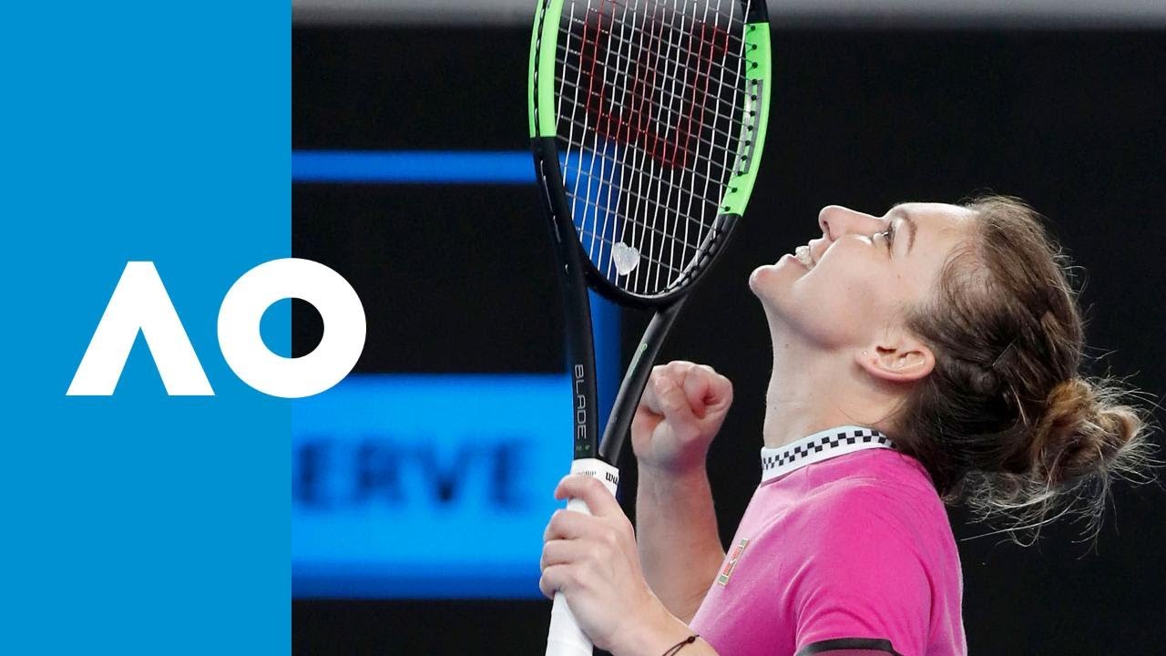Simona Halep v Kaia Kanepi match highlights (1R) | Australian Open 2019