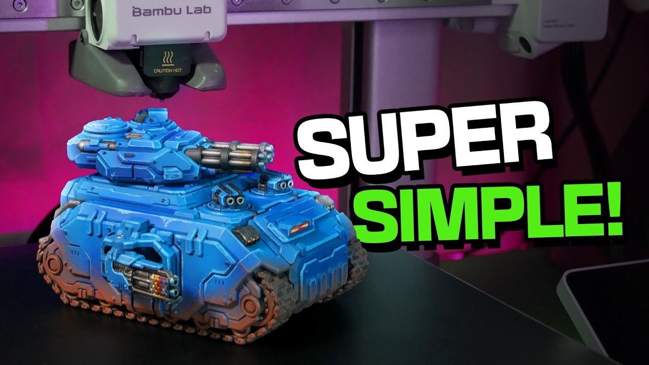 How To FDM Print a Tank ~ It's Easier Than You Think!