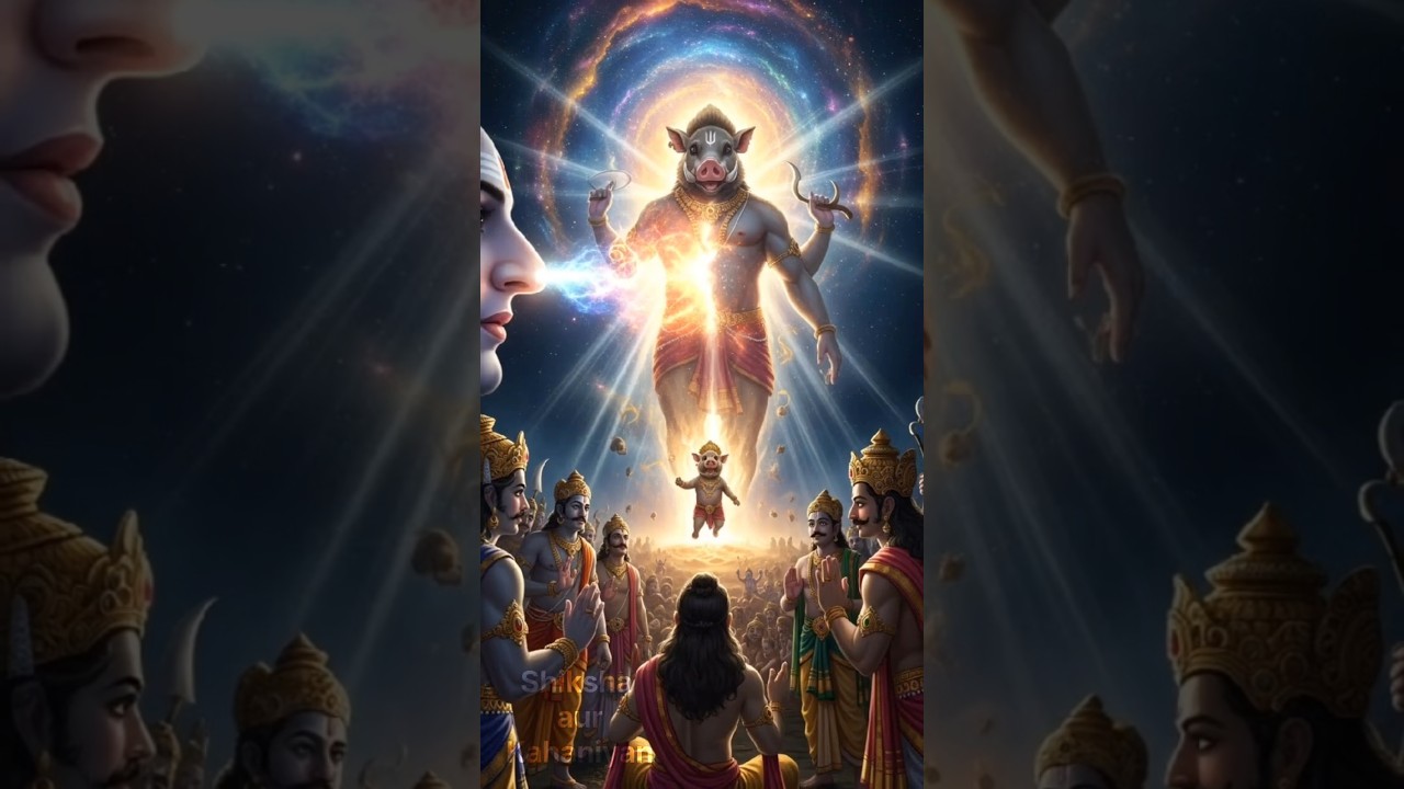 जब हिरण्याक्ष ने धरती को समुद्र में डुबो दिया | Varaha Avatar Story Hindi
