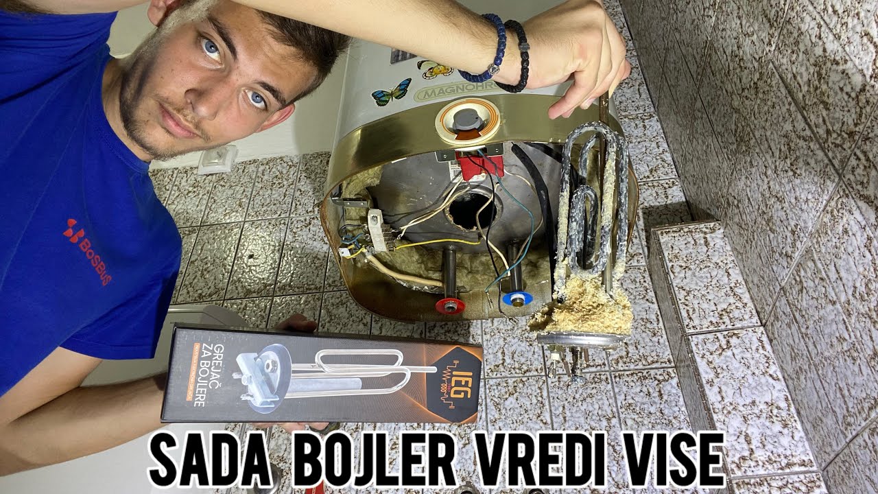 KAKO ZAMENITI STARI GREJAČ NA BOJLERU NOVIM IEG GREJAČEM