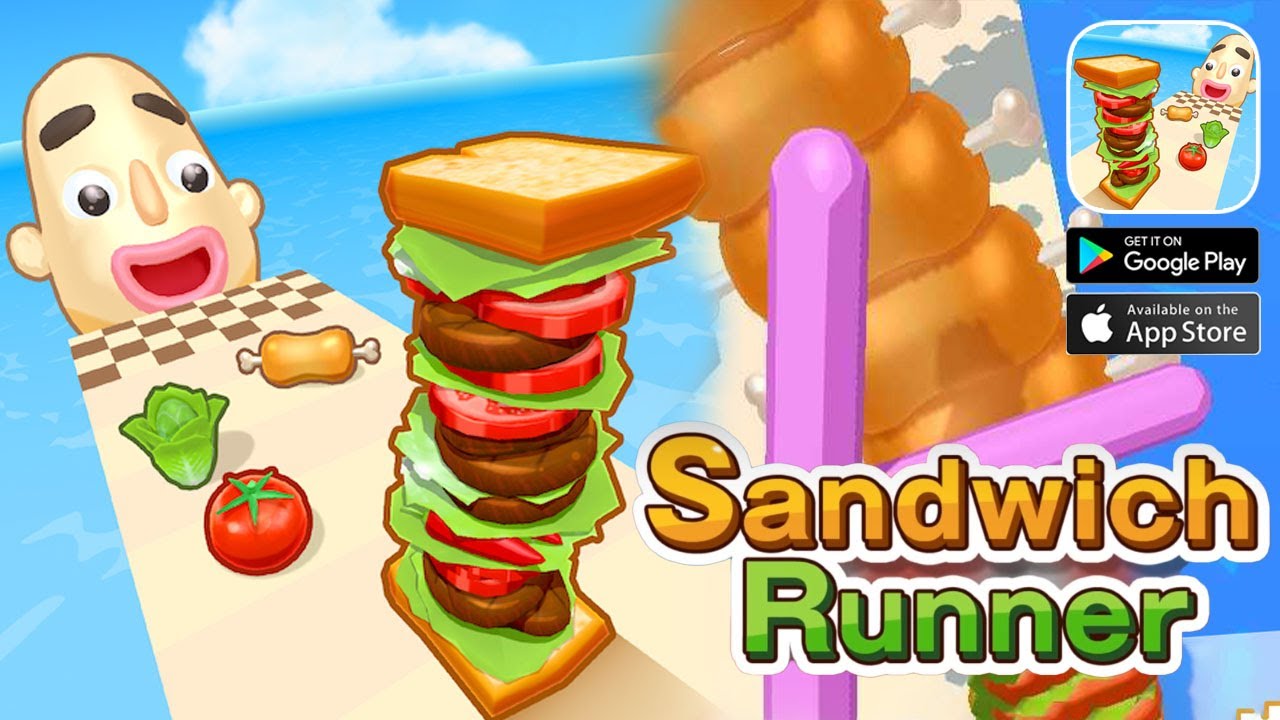 Sandwich Runner Level 1- 30 (Android, iOS)