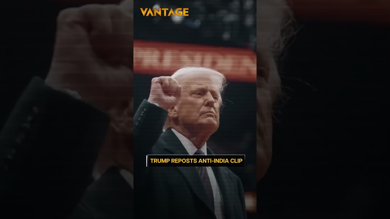 Репост антииндийских высказываний Трампа | Vantage на Firstpost | N18G