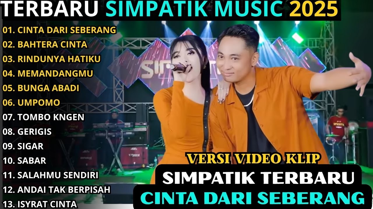 SIMPATIK MUSIC - CINTA DARI SEBERANG _ BAHTERA CINTA _ RINDUNYA HATIKU || ALBUM SIMPATIK MUSIC 2026