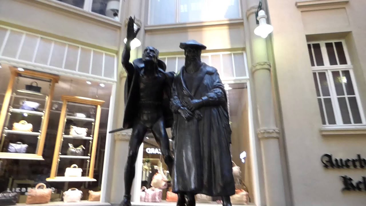Лейпциг Auerbachs Keller, Mädler Passage Leipzig Винный погреб Ауэрбаха Пассаж Мадлера в Лейпциге