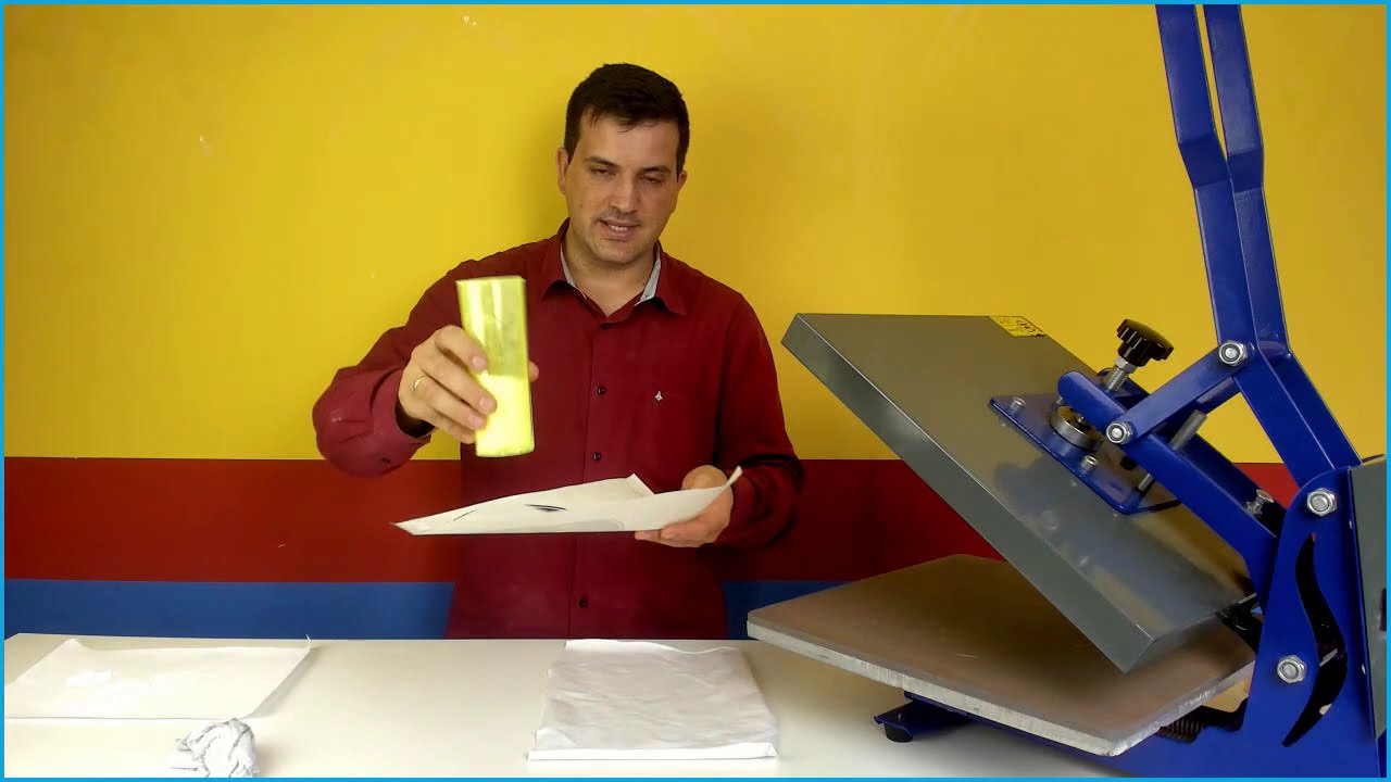 Sublimando Algodão Com Pó Mágico