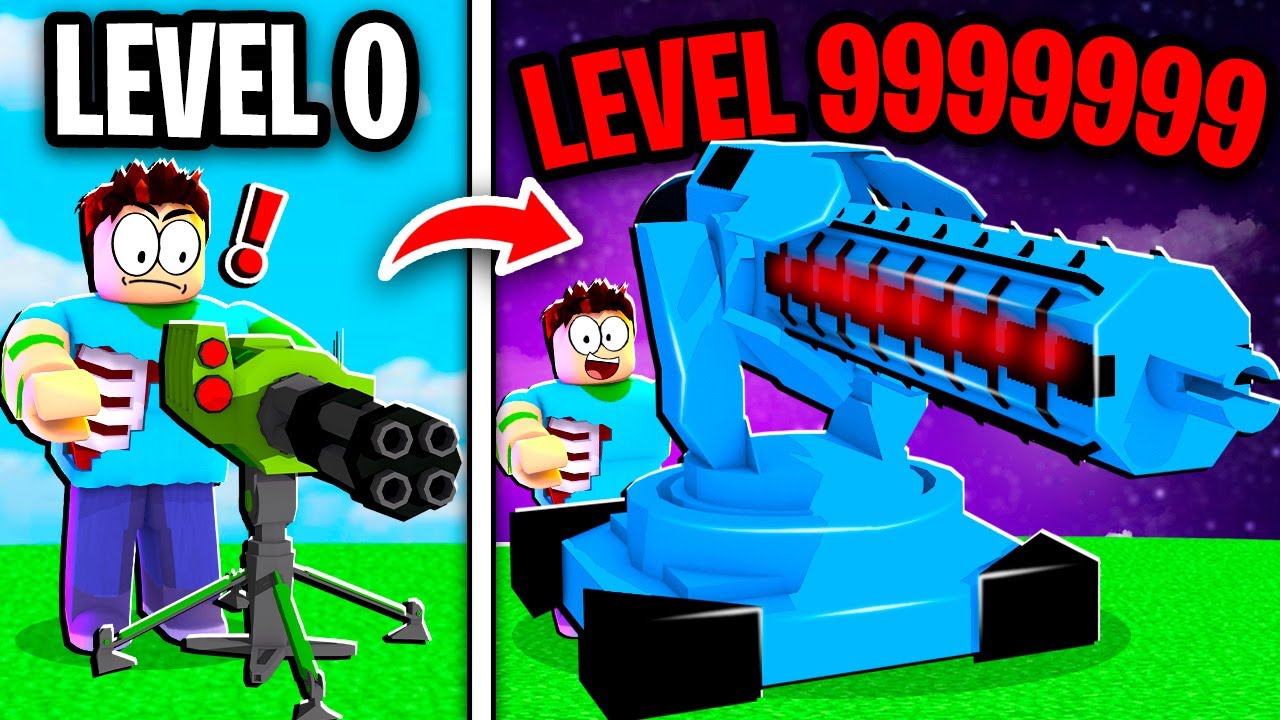 UPGRADING TURRETS to GOD TURRETS in ROBLOX!