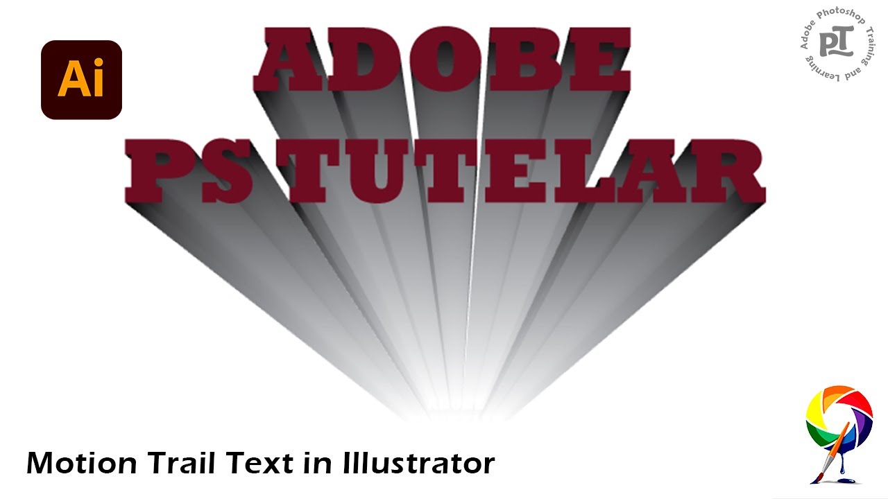 Create Motion Trail Text in Illustrator